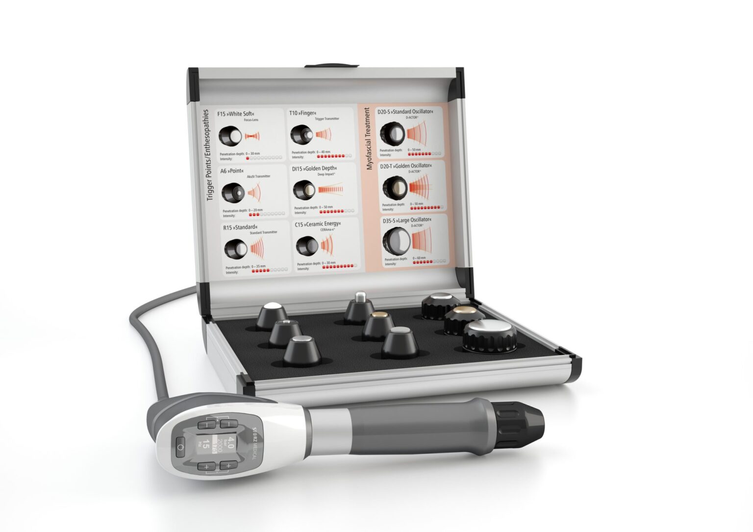 Shockwave therapy applicators