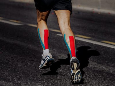 Kinesio Taping on Muscles Calf Runner